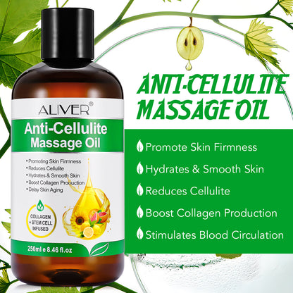 Aliver Anti-Cellulite Massage Oil - 250ml e 8.46 fl.oz