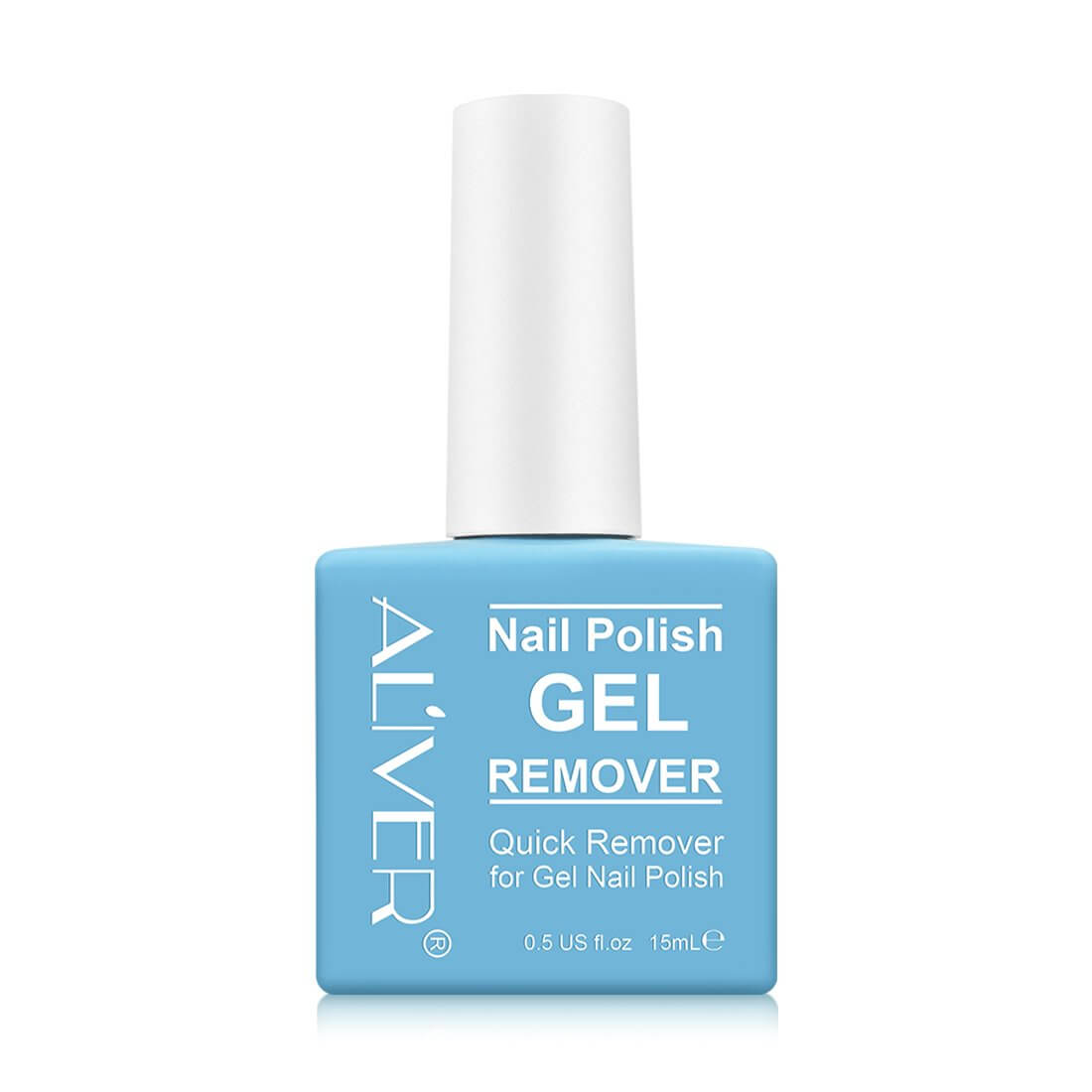 ALIVER blue square nail polish remover