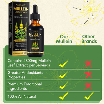 Xsvseie MULLEIN LEAF EXTRACT FOR STRONGERLUNGS