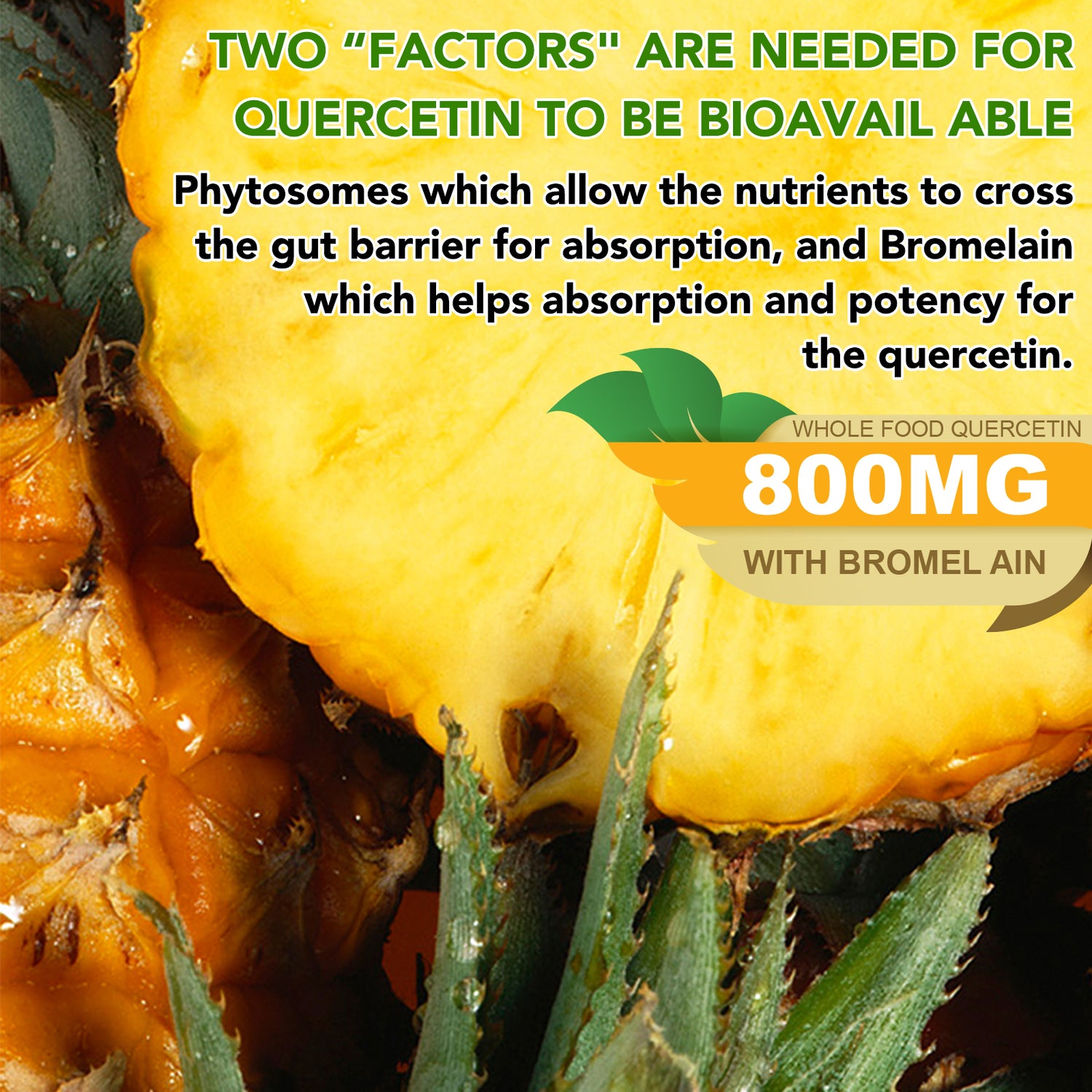 FuzzyUp Quercetin With Bromelain