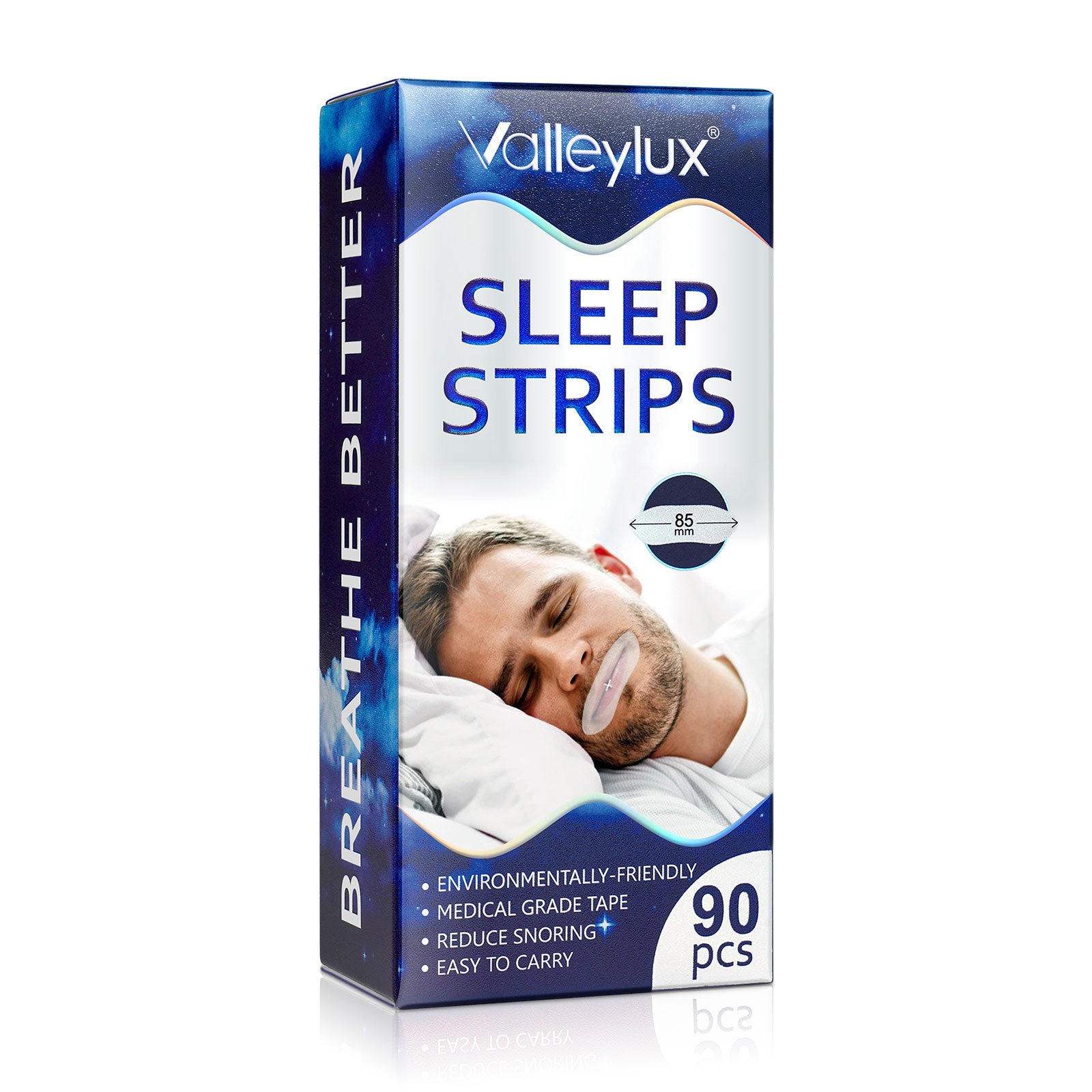 90 Pcs Mouth Tape by SEFUDUN - Advanced Anti Snoring Devices Gentle Sleep Strips