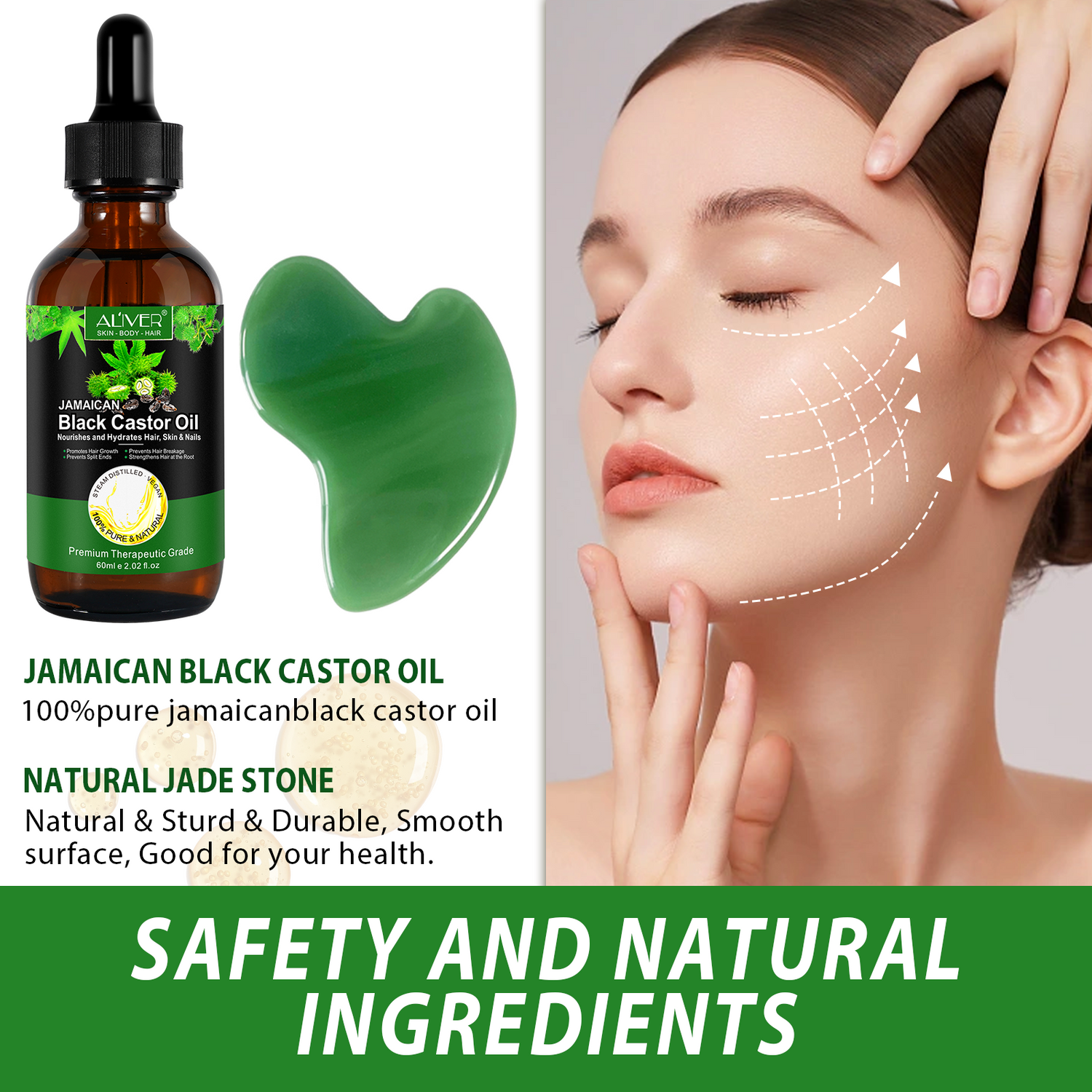 ALIVER Black Castor Oil 60ml