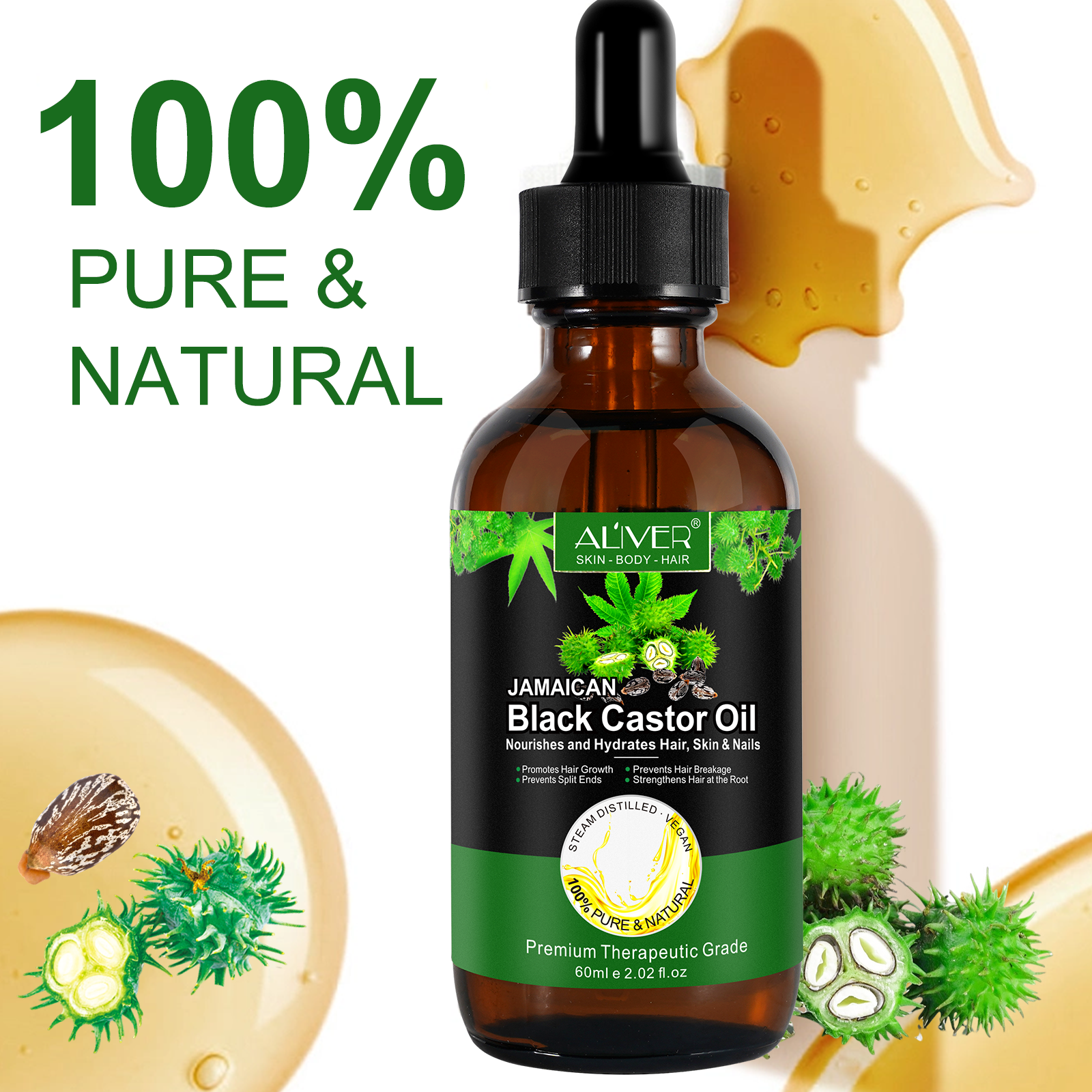 ALIVER Black Castor Oil 60ml