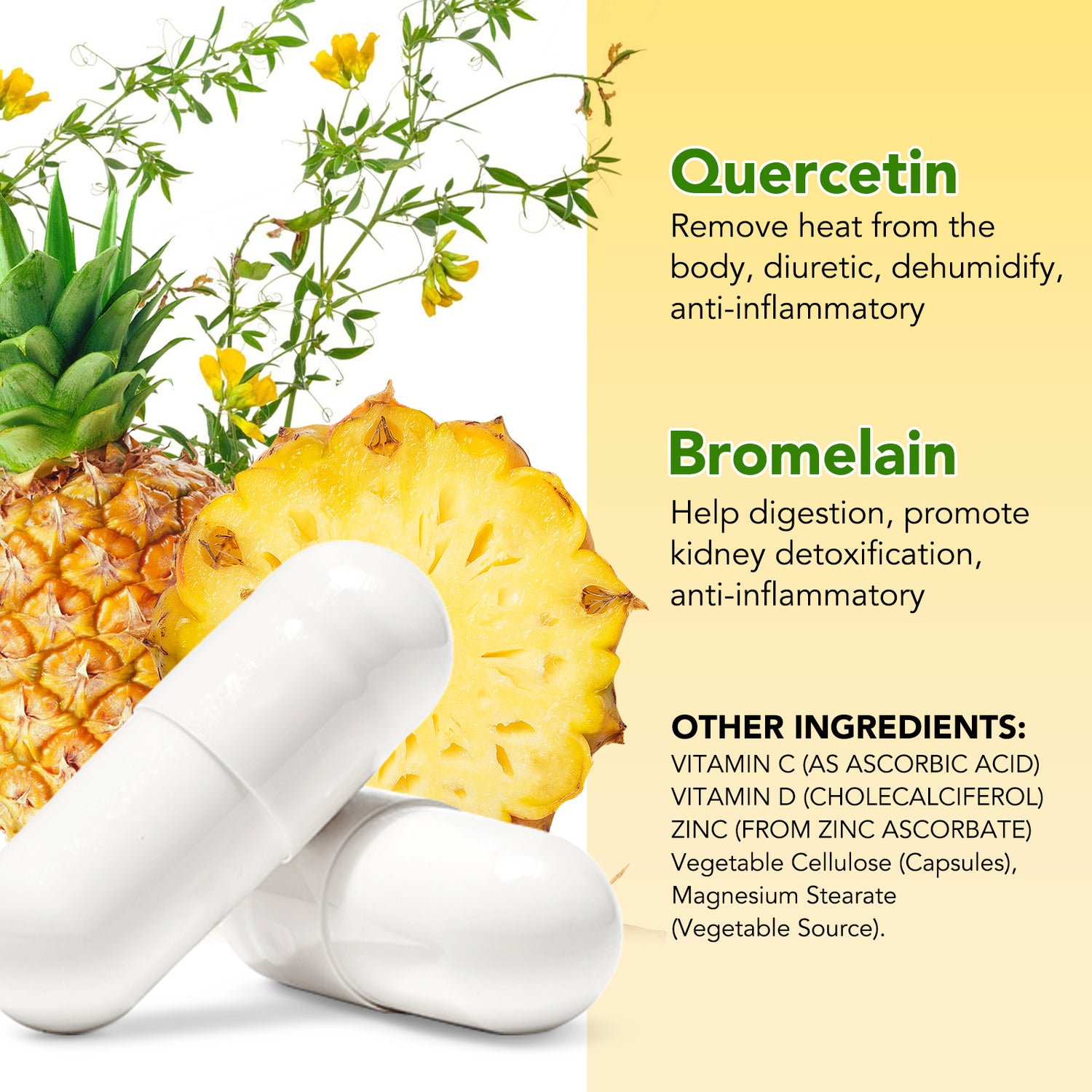 FuzzyUp Quercetin With Bromelain