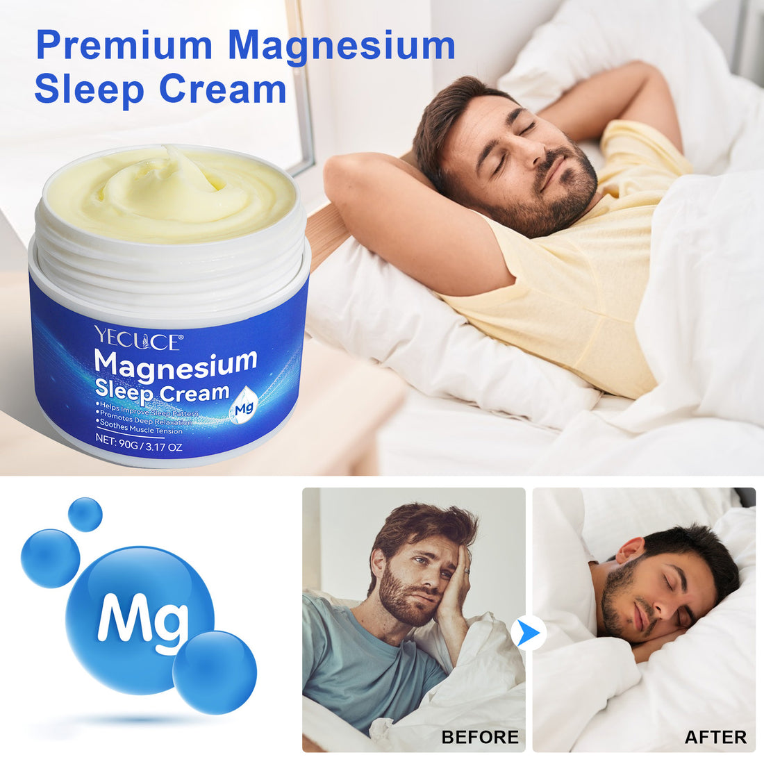 YECUCE Magnesium Oil Cream 90g