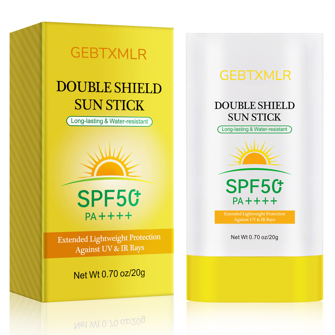 GEBTXMLR DOUBLE SHIELD SUN STICK Long-lasting &amp; Water-resistant