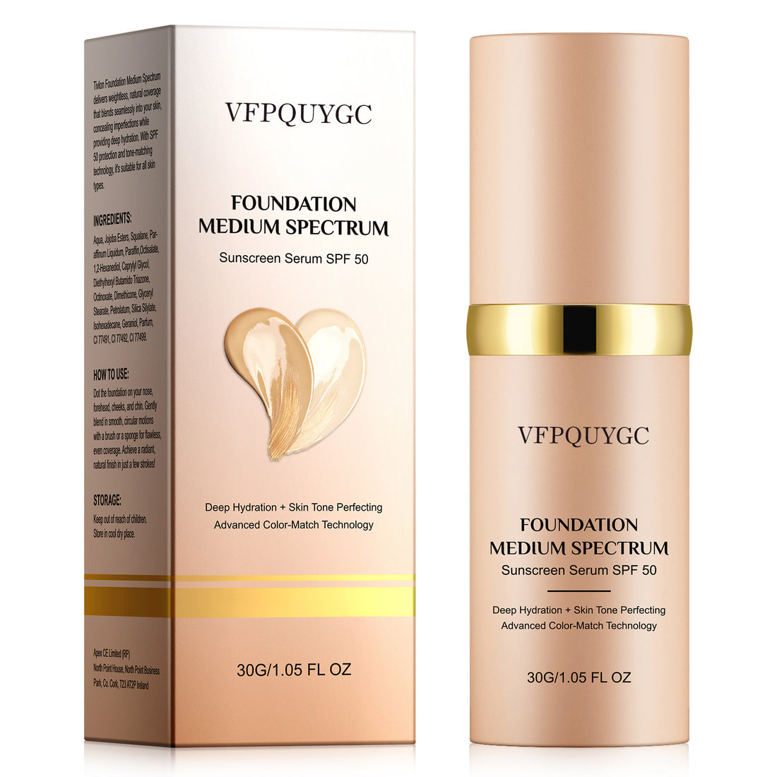 VFPQUYGC FOUNDATION MEDIUM SPECTRUM Sunscreen Serum SPF 50