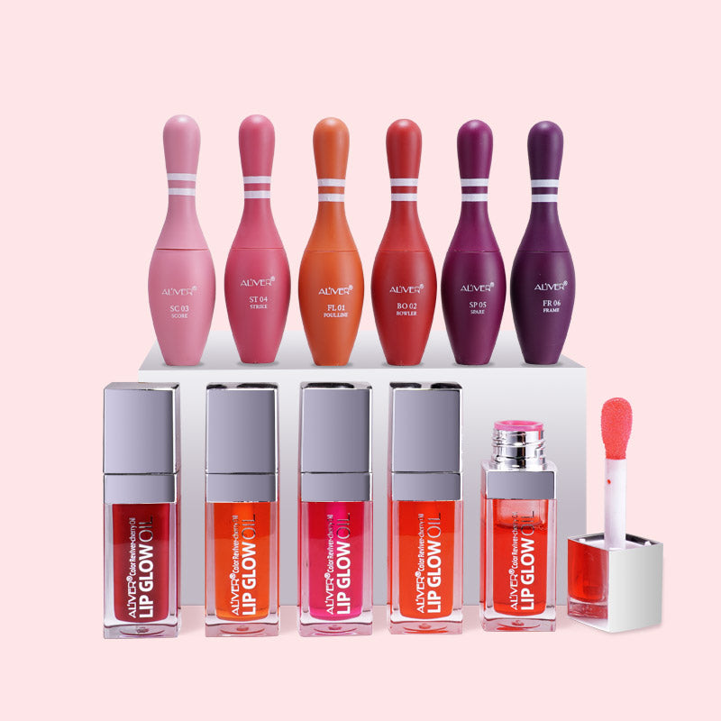 Aliver Waterproof Matte Bowing Lip stains set  (6 Shades)