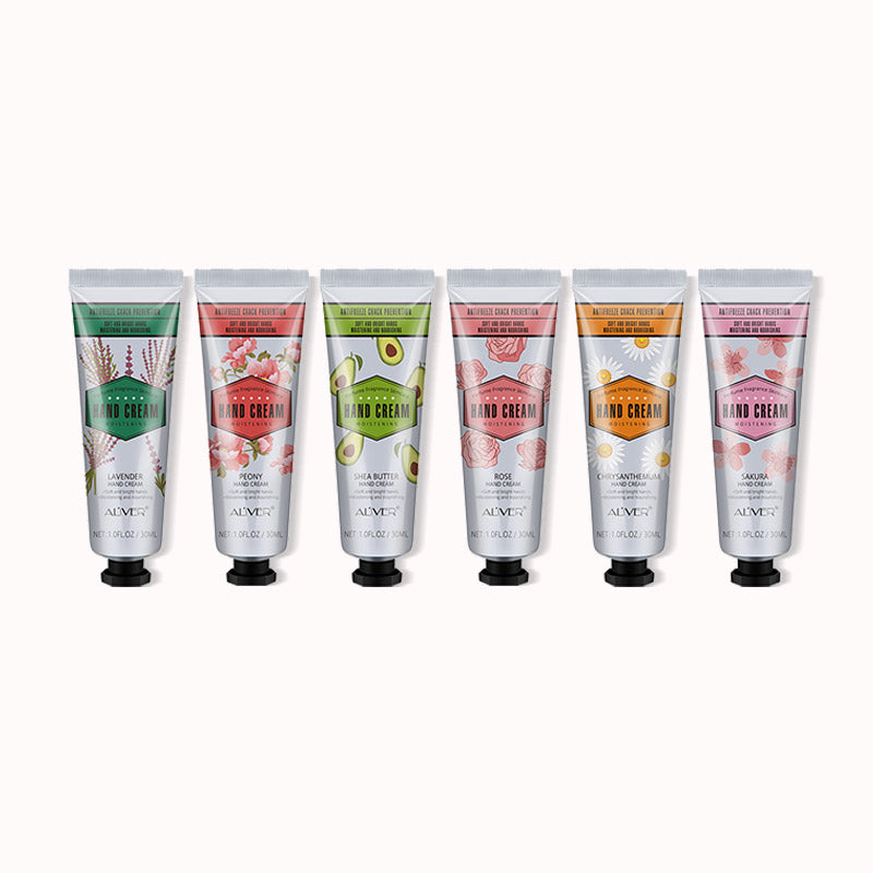 Aliver 6 Pcs Shea Butter Extra Hand Cream Gift Set