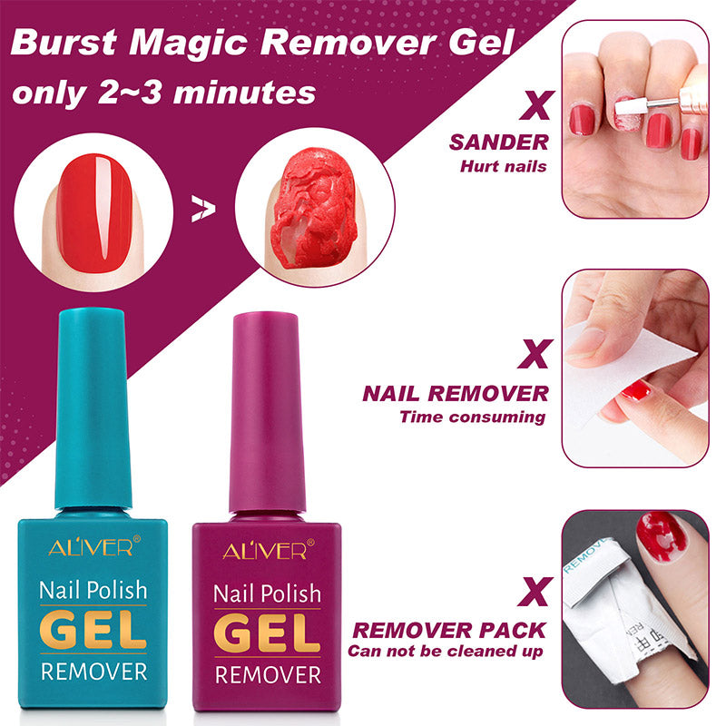 Magic Nail Polish Remover Is NonIrritating, Can Remove Gel Nail Polish  Burst Nail Polish