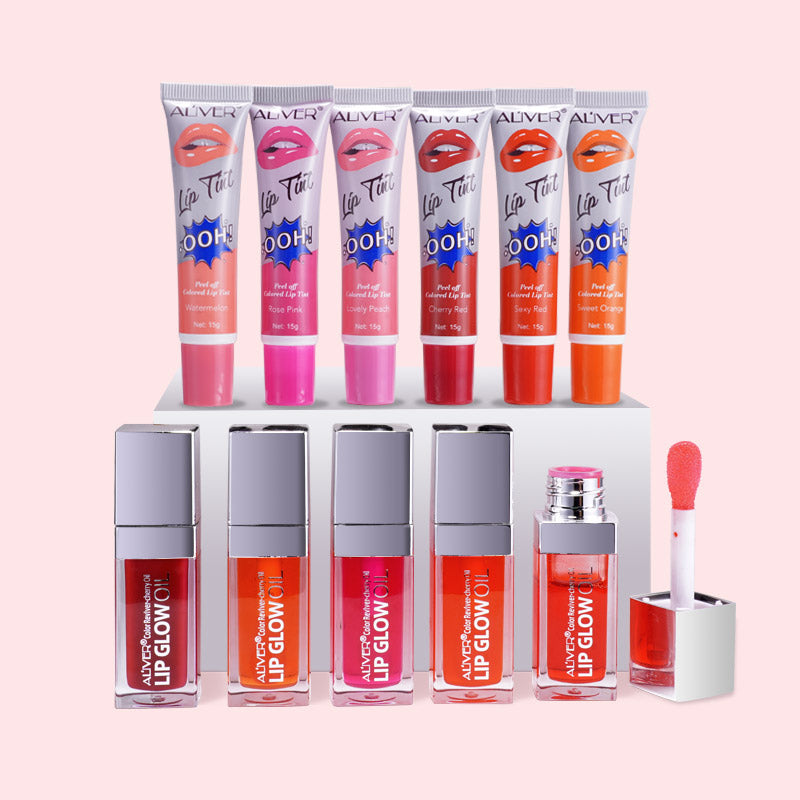 Aliver 6 Colors Tattoo Magic Color Lip Stain Tint